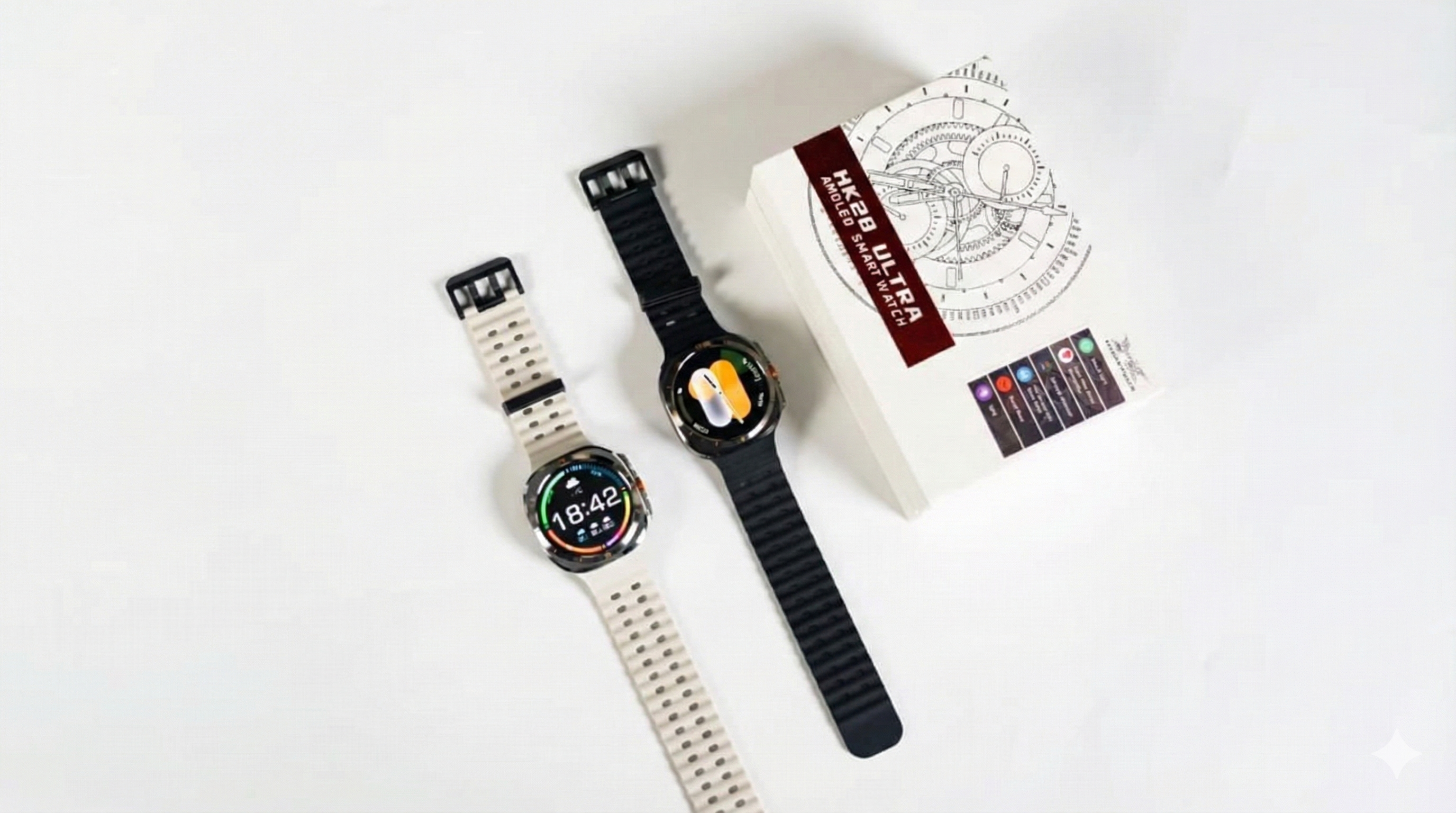 Wearfit HK28 Ultra Smartwatch – 1.43” AMOLED, Bluetooth Calling & AI Health Tracker